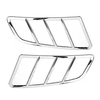 

2pcs ABS Hood Engine Roof Air Outlet Cover Trim Fits for Mercedes Benz SLK 2011 2012 2013 2014 2015 Car Accessories