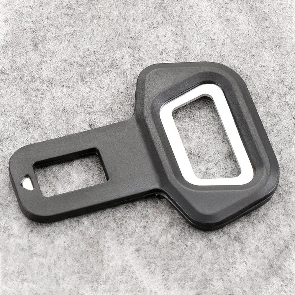 

1pc Universal Car Safety Belt Buckle Clip Car Seat Belt Stopper Plug Vehicle Mount Bottle Opener Automobile Interior Accessories