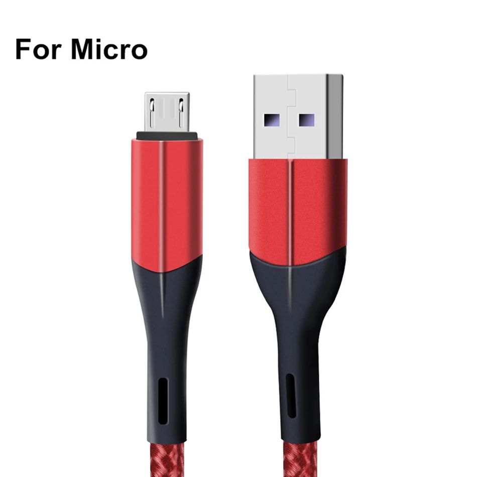 Micro USB кабель 3A Быстрая зарядка USB кабель для передачи данных Шнур для samsung Xiaomi Redmi Note 4 5 huawei Android Microusb Быстрая зарядка 1 м 2 м