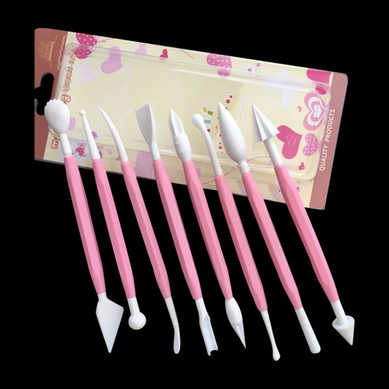 

8PCS DIY Professional Embossing Tool Set Household Handmade Baking Tool For Kitchen