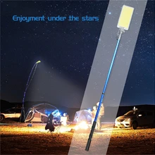 Портативность 12 В foco светодиодный уличный свет Прожектор ip65 recargable на открытом воздухе дорожный фонарь 4,5 М телескопический пост