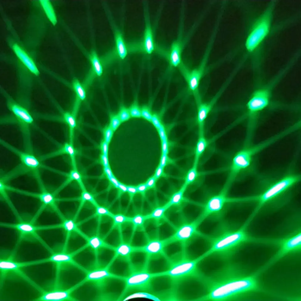 USB RGB светодиодный диско-шар DJ вечерние светильник эффект дистанционного Звук Активированный стробоскоп подарок
