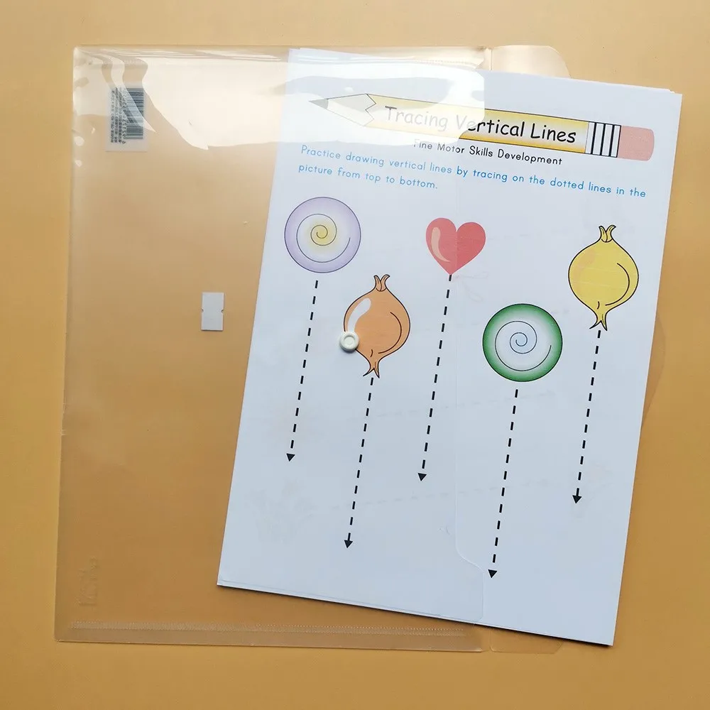 Educational Toys for Children Tracing Diagonal Lines Classroom Decoration Learn English Books Color Painting Exercise Book