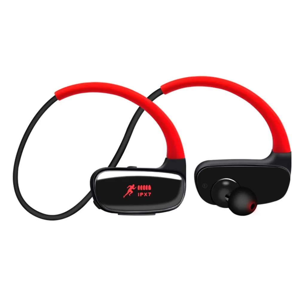 IPX7 swim Waterproof Headphones Wireless Bluetooth Earphone 16GB MP3 Player Stereo Music Earbuds Sports HiFi Headset For Iphone