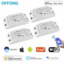 2021 nova wi fi inteligente sem fio interruptor remoto módulo controlador de luz trabalho 10a interruptor relé universal para alexa inicial do google homekit
