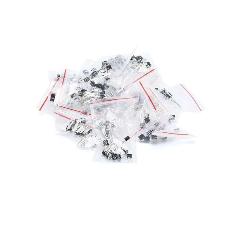 Transistors Kit 170PCS Triode Transistor Assorted Kit 17Vvalues*10pcs TO-92 S9012-2N5551