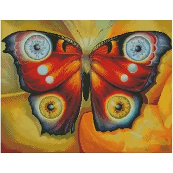 

Animal butterfly patterns Counted Cross Stitch 11CT 14CT 18CT 28CT DIY Cross Stitch Kits Embroidery Needlework Sets home decor