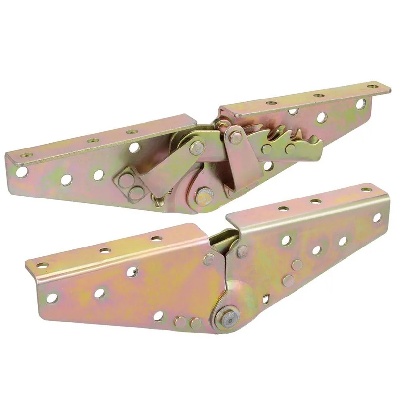 

1Pair Adjustable Sofa Bed 3-Position Angle Mechanism Hinge 230mm Length