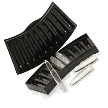 

Silicone Ice Cube Mold 3D Bullet Ice Cube Tray DIY Ice Cream Maker Drinking Bar Tool Kitchen Accessories