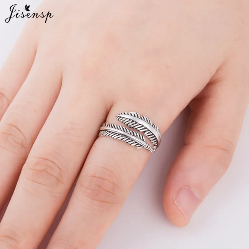 Jisensp Bijoux, модное кольцо в стиле панк, кольцо с треугольным сердечком, кольца на кастет для женщин, свадебные ювелирные изделия, серебряное регулируемое кольцо на палец - Цвет основного камня: SYJZ076