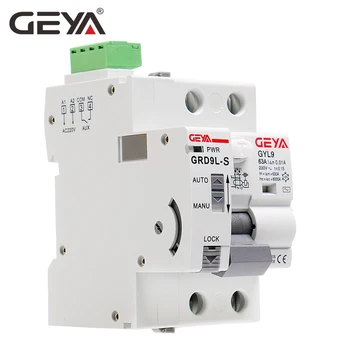 

GEYA GRD9L-S RCCB Recloser with RS485 interface Control Circuit Breaker 2P 25A 40A 63A 30mA 100mA 300mA RCD