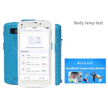 

Android barcode scanner handheld PDA with temperature testing module
