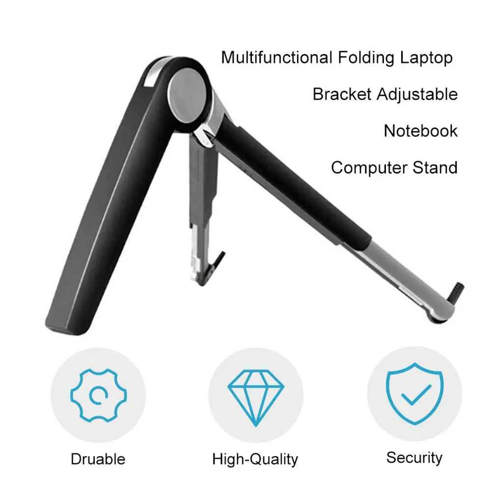 LESHP Laptop Stand Holder Mount Adjustable Angle Portable Notebook Stand Laptop Support Cooling Stand Tablet Holder Folding Desk