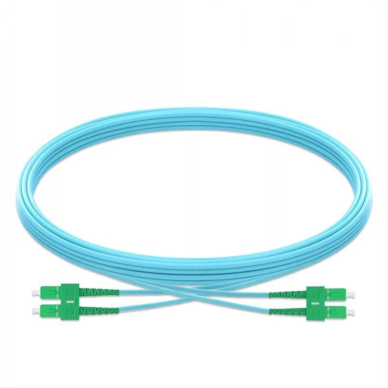 

5pcs/lot OM3 SC/APC-SC/APC Multi-Mode OM3 Fiber Cable Multimode Duplex Fiber Optical Jumper Patch Cord 3M 5M 10M 15M