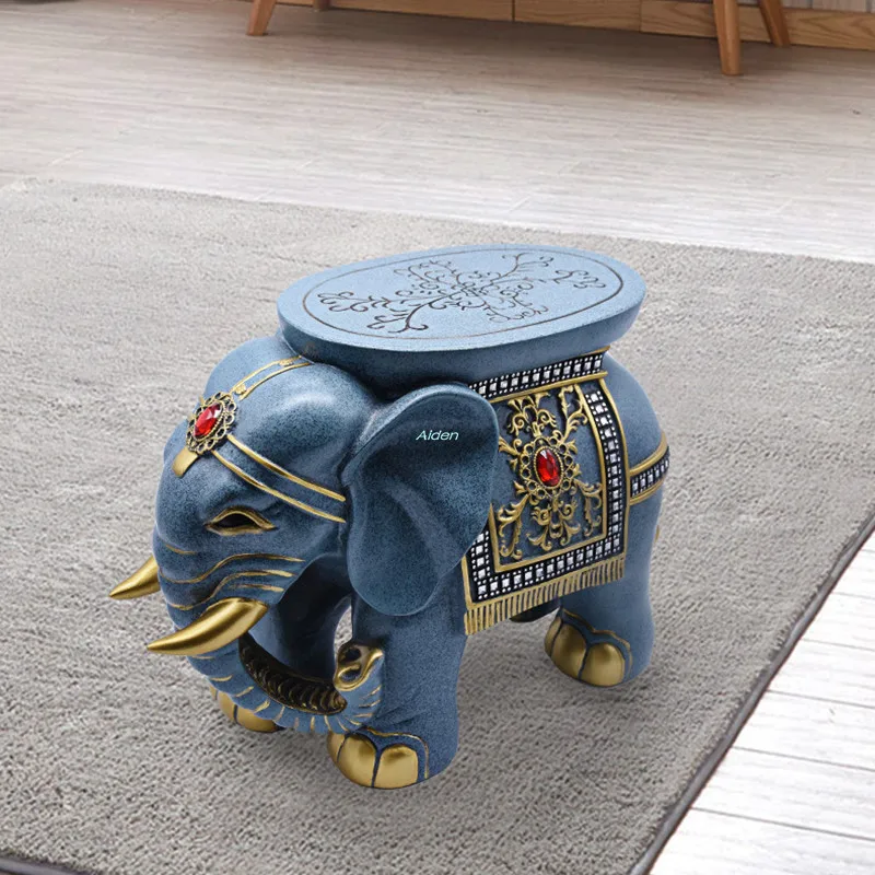 12 "Животное моделирование Elephantidae изменить обуви Скамья Многофункциональный стул для хранения стул домашние украшения Смола Z2489
