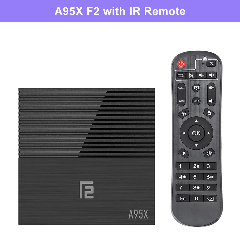 Android 9,0 Smart tv Box 4 Гб ram 64 Гб Amlogic S905X2 Поддержка Dual Wifi 1080 p 4 K 60fps проигрыватель Google Store Netflix Youtube медиа