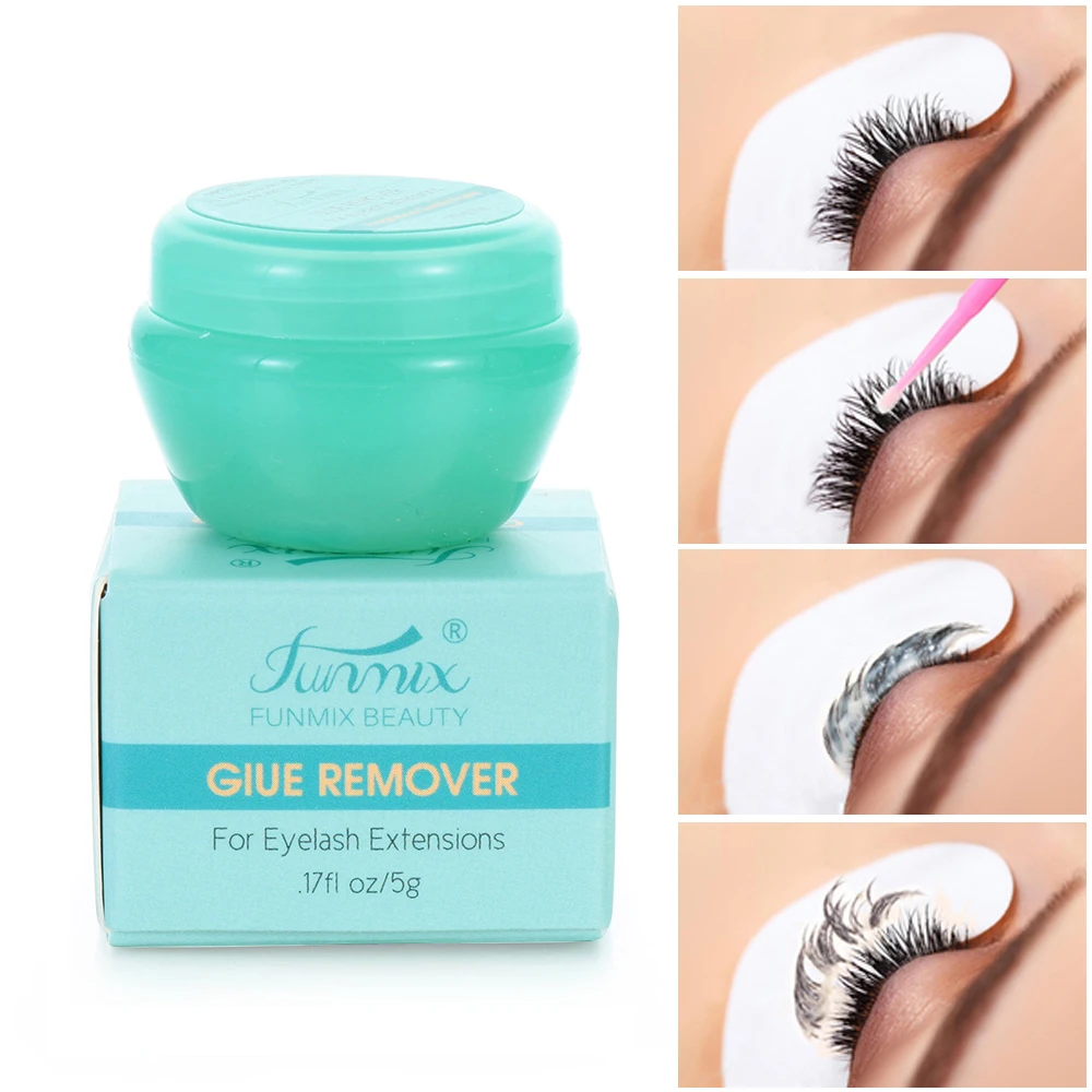 Non-irritating Eyelash Glue Remover Proffesional Fast Safe Eyelash Extension Adhesive Clean Zero Stimulation Eyelash Gel Remover