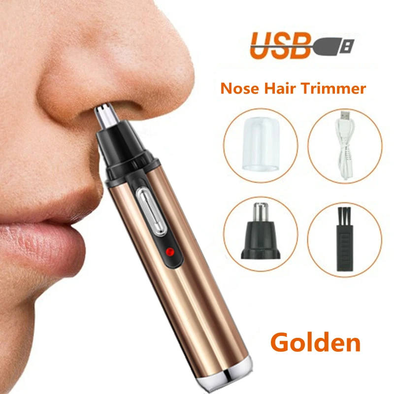Nose hair 2024 trimmer with charger