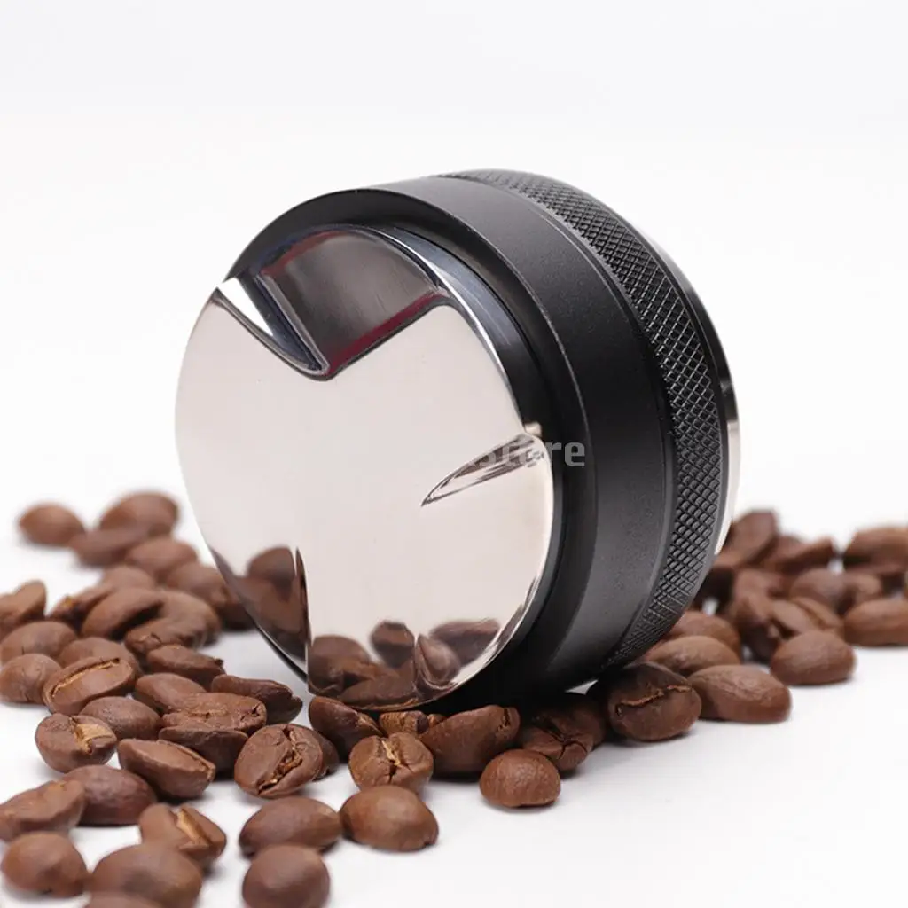 Mini Dual Sided Barista Coffee Tamper Flat Base Uncoated Stainless Steel Leveler Tool