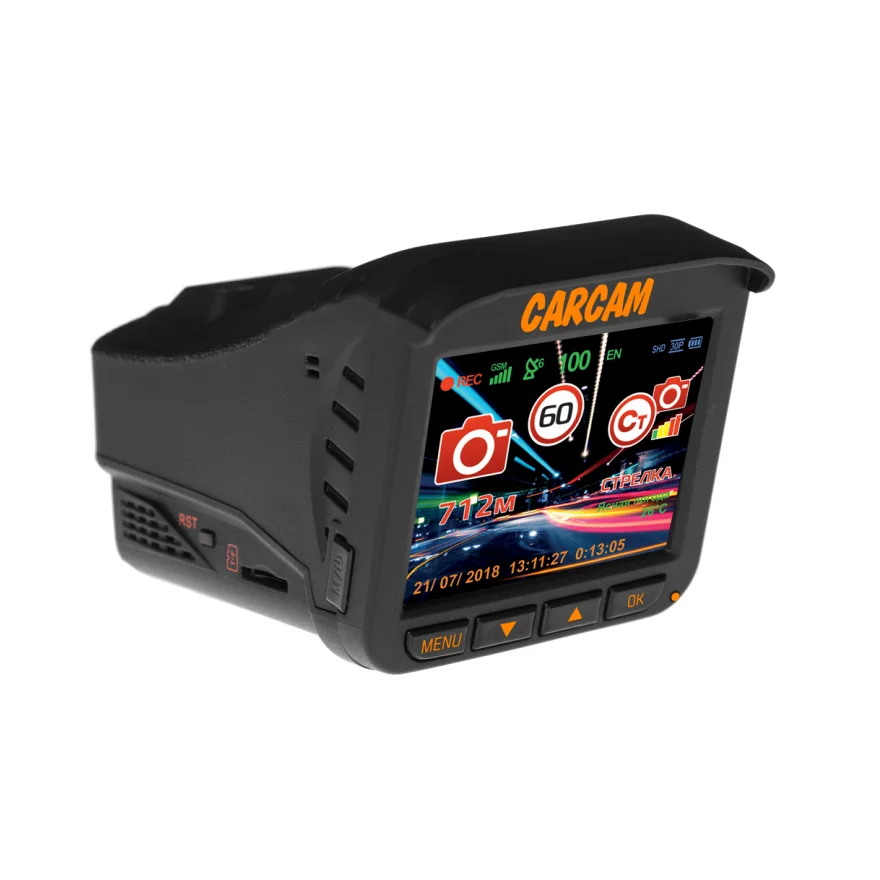 Автомобильный видеорегистратор с радар-детектором 3 в 1 CARCAM COMBO 5 Lite 32GB