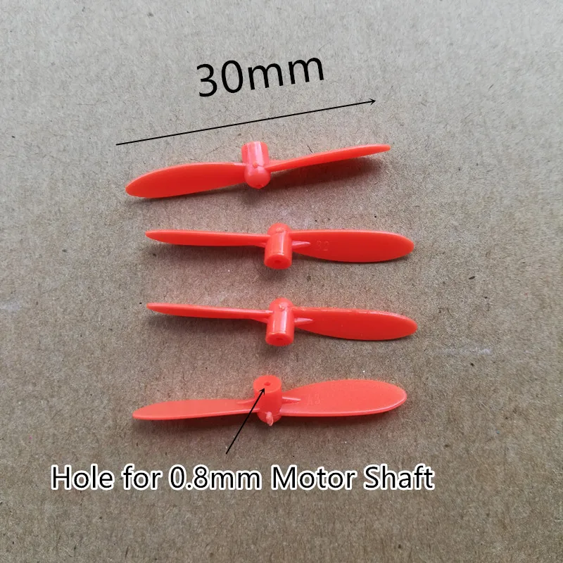 16PCS Spare Parts 30MM 3CM Blade Propeller FOR CX-10 CX-10A CX-10C RC mini Drone accessories propeller blades 2