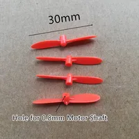 16PCS Spare Parts 30MM 3CM Blade Propeller FOR CX-10 CX-10A CX-10C RC mini Drone accessories propeller blades 2