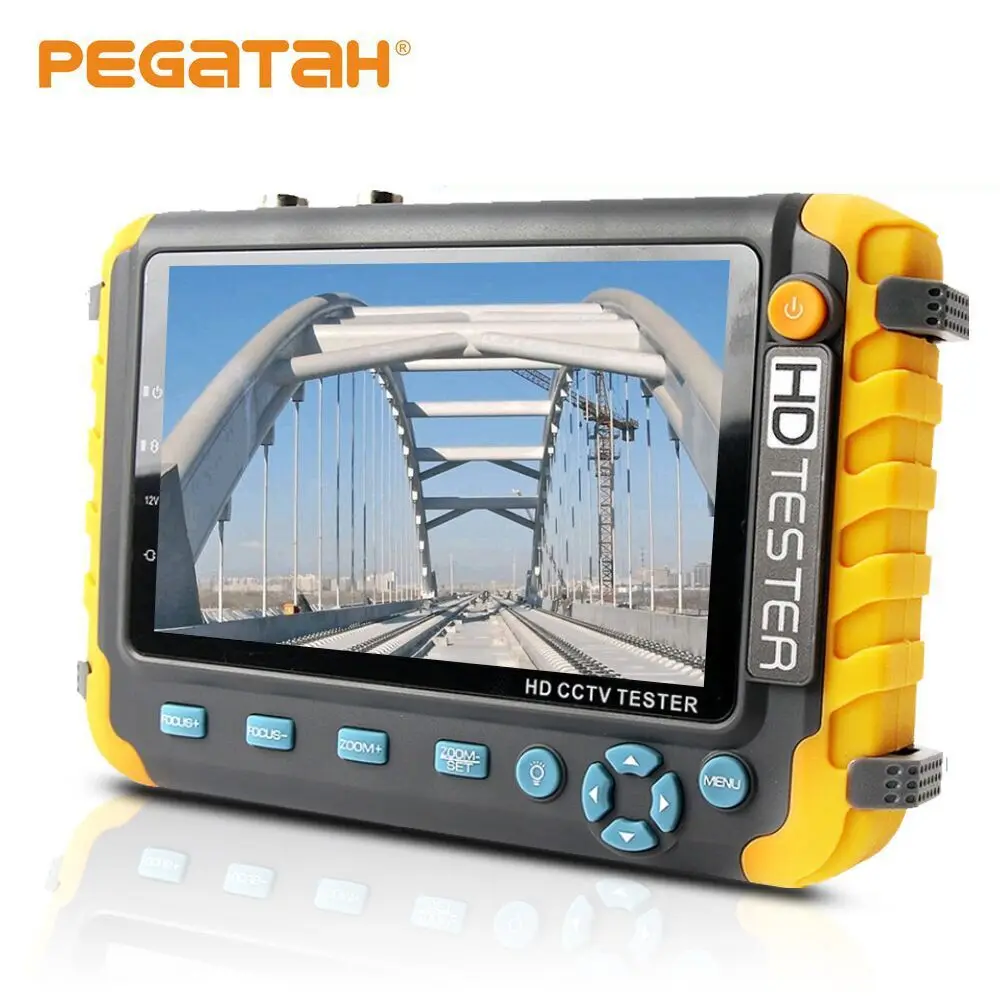 Monitor de Câmeras Cctv Tester Câmera Polegada 8mp Portátil Mini Cvbs Testador Kamery Hdmi Vga R485 Vídeo Ahd 5