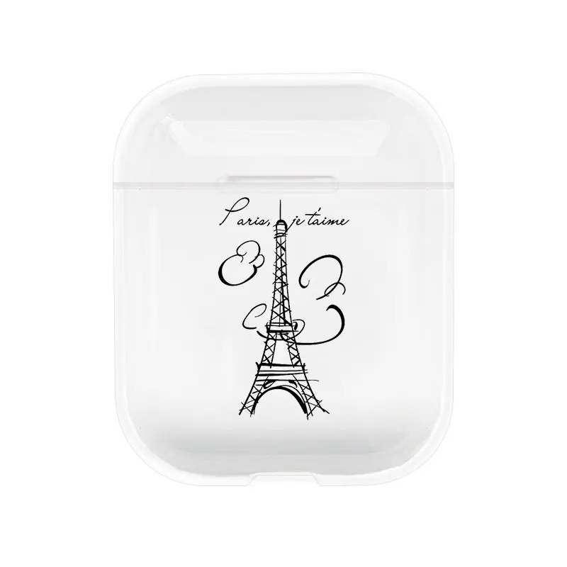 I201010 Мультяшный чехол для Apple airpods чехол для путешествий Bluetooth наушники чехол для Airpods 1 2 сумки для зарядки наушники Мягкий силиконовый чехол - Цвет: I201010