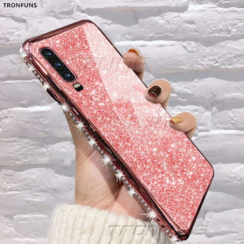 Алмазный Мягкий чехол для Samsung Galaxy A50 A30 A70 A20E A20 A10 A40 A80 S10 S9 S8 J6 A5 A7 A8 A9 2018 Note 9 10 Plus