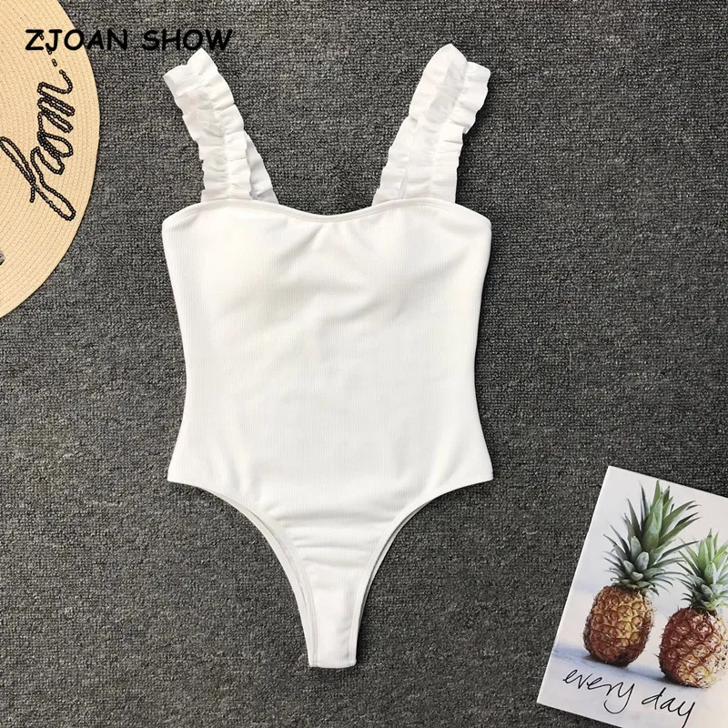 Sexy One Piece Swimsuit Women Backless Monokini Swimwear Vintage Tank Bathing Suit | Спорт и развлечения