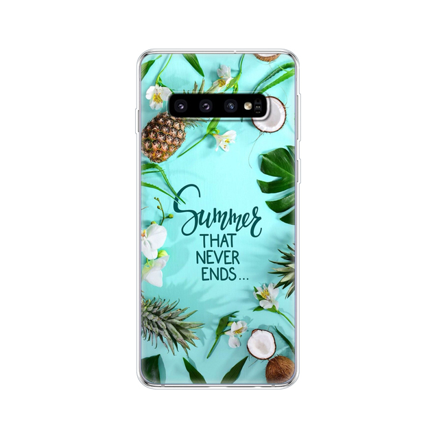 Samsung Galaxy S10 Case S10Plus Case Silicone TPU Cover Phone S10 E Case On For Samsung S10 Plus G975F S 10 SM-G973F Case