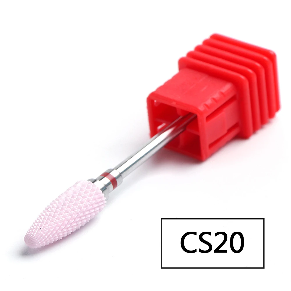 CS20 27 типов фрезы для ногтей радужные вольфрамовые электрические фрезы для снятия геля твердосплавные керамические фрезы художественные инструменты LYCS1-27 - Цвет: CS20