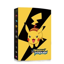 Álbum de Pokemon con mapa de gran formato, 4/240 piezas, porta tarjetas, cartas, álbumes, juegos de personajes, carpeta, regalo