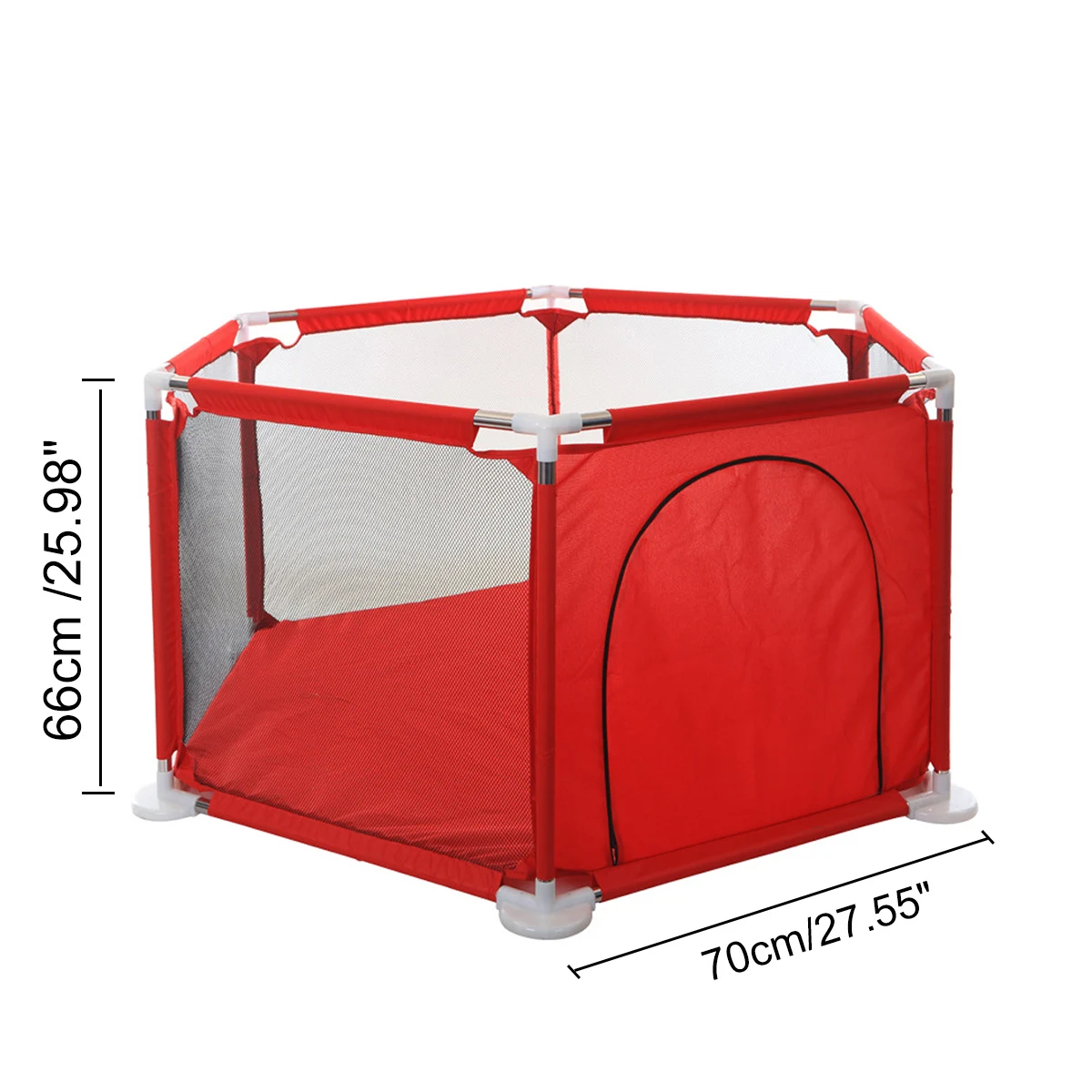 Baby Playpen Fence 6 Panel Safety Barrier Children Playpen Game Tent Barrier US