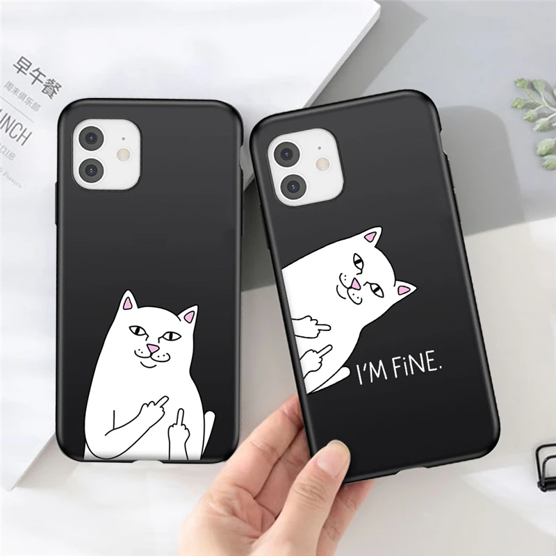 Funny Black And White Animal Case For iPhone 3