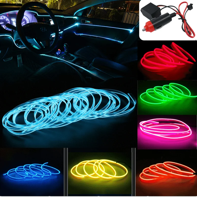 Светодиодная ленсветильник RGB для Skoda 2 tour RS Rapid Yeti Kodiaq Kamiq Octavia A7 Superb Fabia освещение