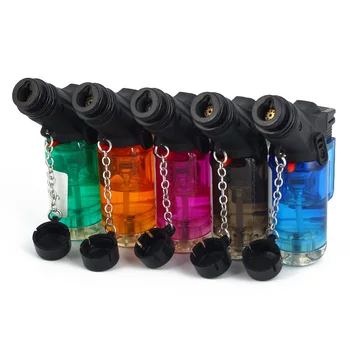 

Jet Torch Lighters Cigarette Refillable Butane Windproof Lighter 100pcs/lot