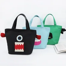 Стиль Женская Холщовая Сумка с вышивкой Bento Box сумка для пеленок студентов ланч бокс сумка напрямую от производителя продажи