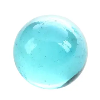 

10 Pcs Marbles 16mm glass marbles Knicker glass balls decoration color nuggets toy Light Blue