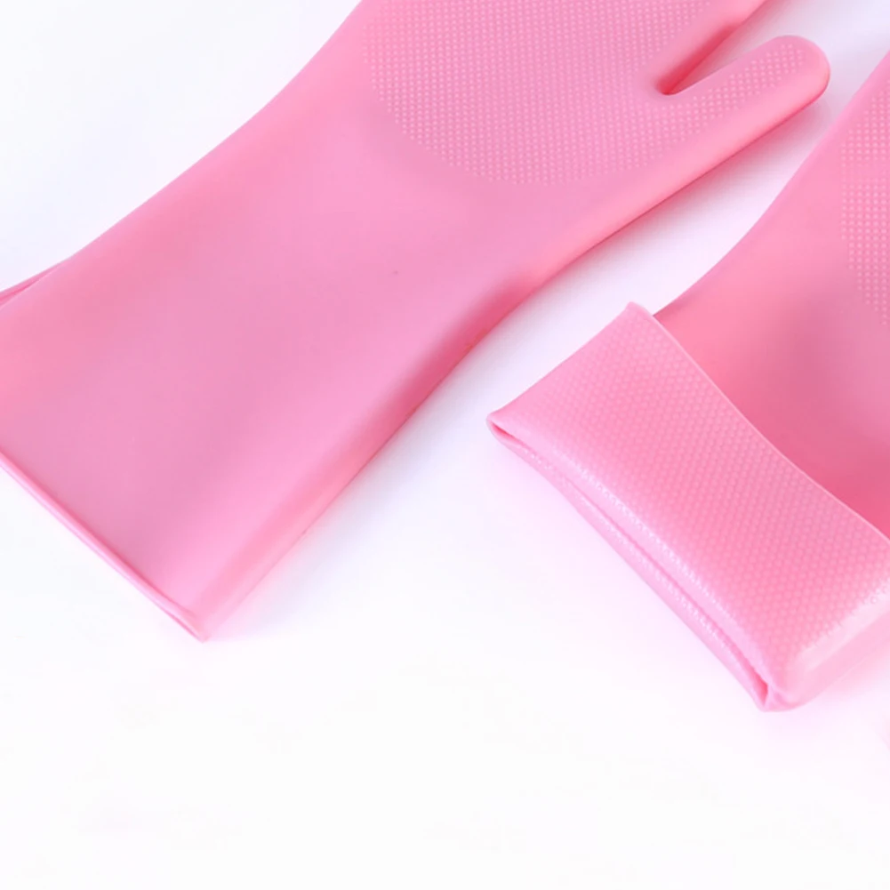 1 пара перчатки для мытья посуды кухонные силиконовые перчатки для чистки Волшебные силиконовые перчатки для мытья посуды щетка для домашнего хозяйства перчатки