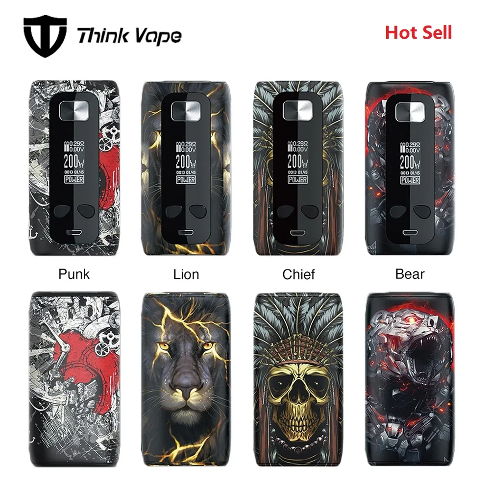 

Hot Sell Think Vape Thor Pro 220W TC Box MOD Vs Think Vape Thor 200W TC Box MOD with Attractive Pattern E-cig Vape Mod Vs Shogun