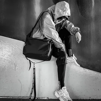 

Cool Bag Messenger Bag Men's Casual Simple Couple's Shoulder Bag Women's Trendy Soil Cool Ins Harajuku Oxford Student Bag