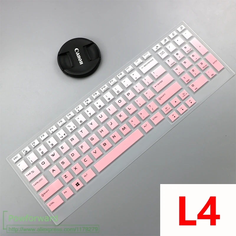 Для Dell Alienware Area 51 м площади 51 17 R3 M17 M15 17r5 15r4 R3 17,3 15,6 дюймов протектор клавиатуры кожного покрова - Цвет: L4 fadepink