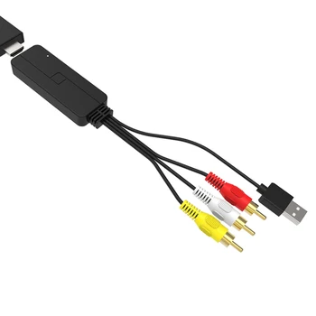 

Conversion Cable HDMI to 3rca Projector Computer HDTV Screen Converter Adapter DQ-Drop