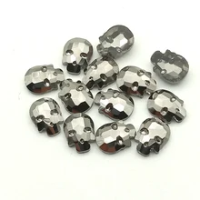 100 шт новые Стразы для ногтей K9 стеклянные кристаллы драгоценные камни блестящий камень украшения для ногтей аксессуары для дизайна черепа