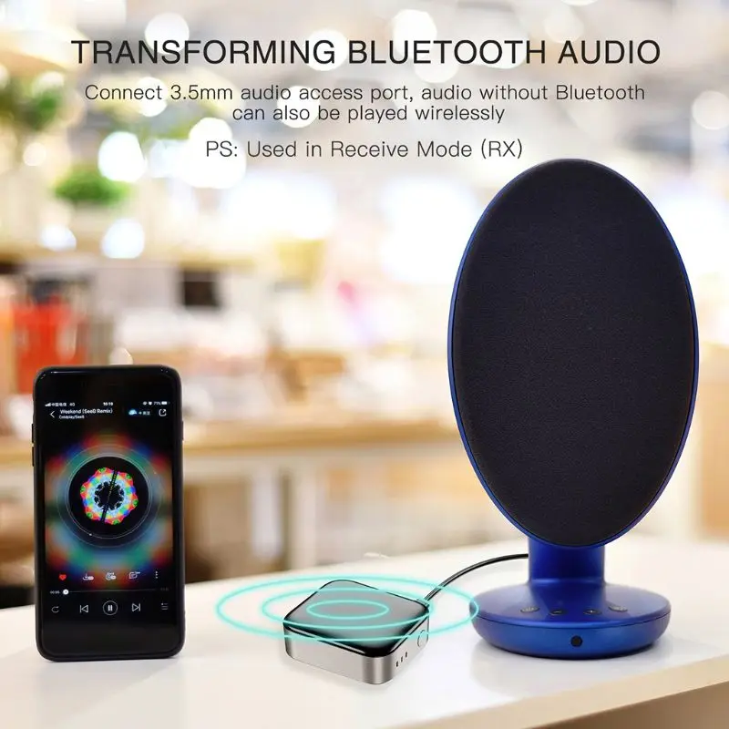 

APTX Bluetooth Audio Transmitter Receiver Music CSR8670 TV PC Wireless Adapter
