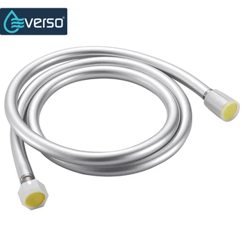 

EVERSO High quality 1.5m PVC Flexible Shower Hose Bath room shower set accessories Explosion-proof pipes