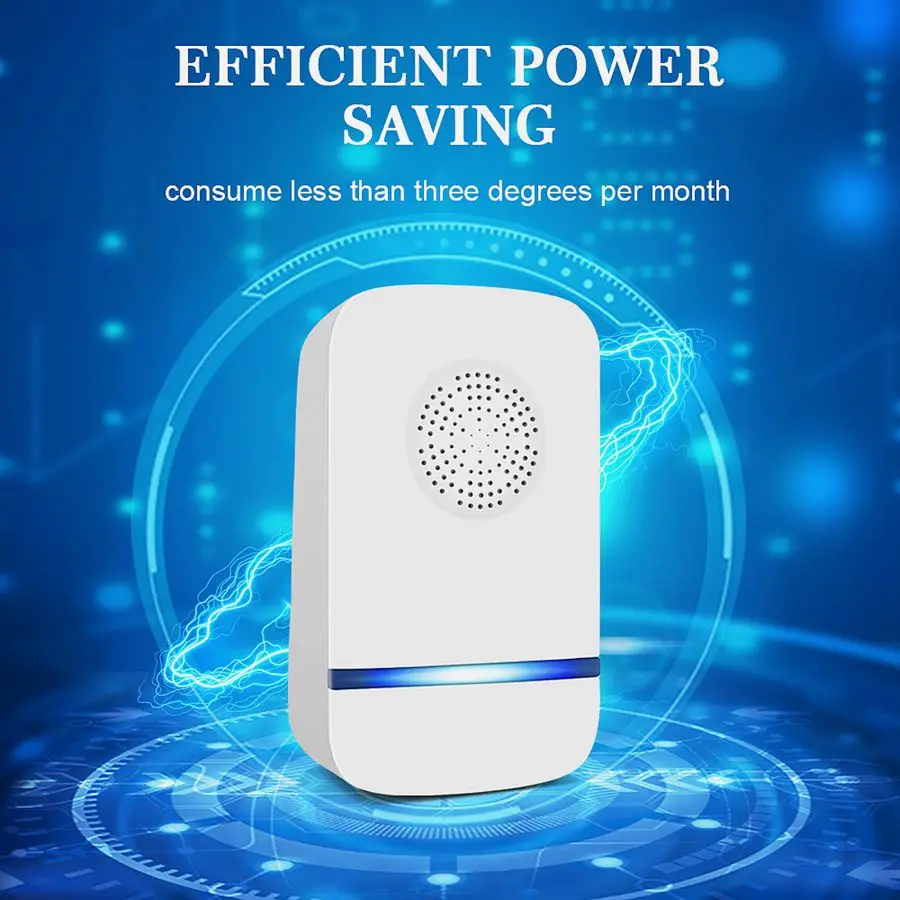 2 pcs  mosquito killer Ultrasonic mosquito repellents pest repeller electronic control repellents for Pest Rejector