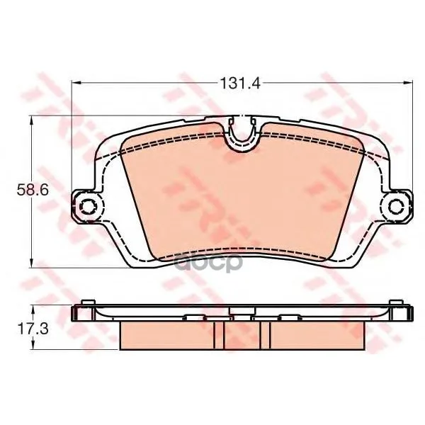 Колодки Тормозные Land Rover Range Rover Iv 12-/Sport 13- Задние Trw/Lucas Gdb2029 TRW/Lucas арт. GDB2029