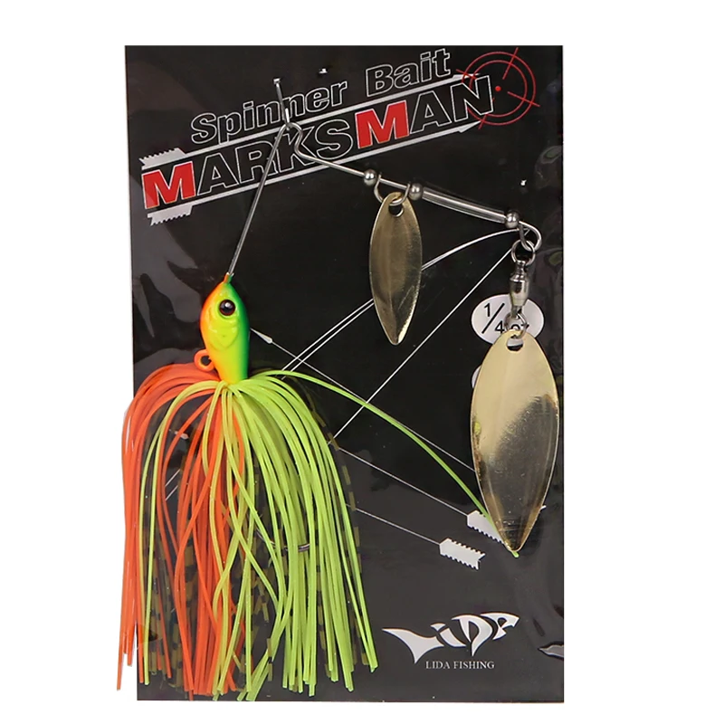 ARDEA Fishing Lure Spinner Bait Hard Lure 16.3g spoon metal bait Attract Rotating Sequin Pike swivel lure